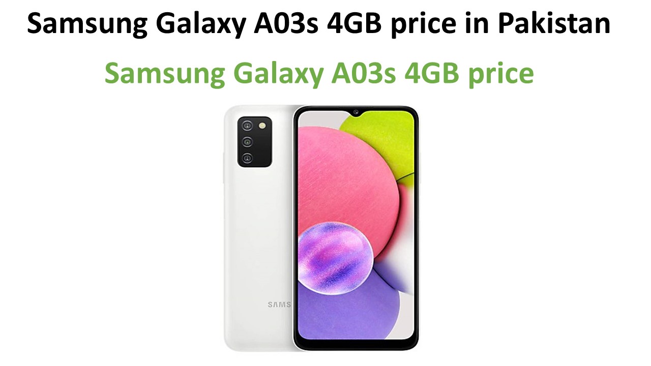 Samsung Galaxy A03s 4GB price in Pakistan