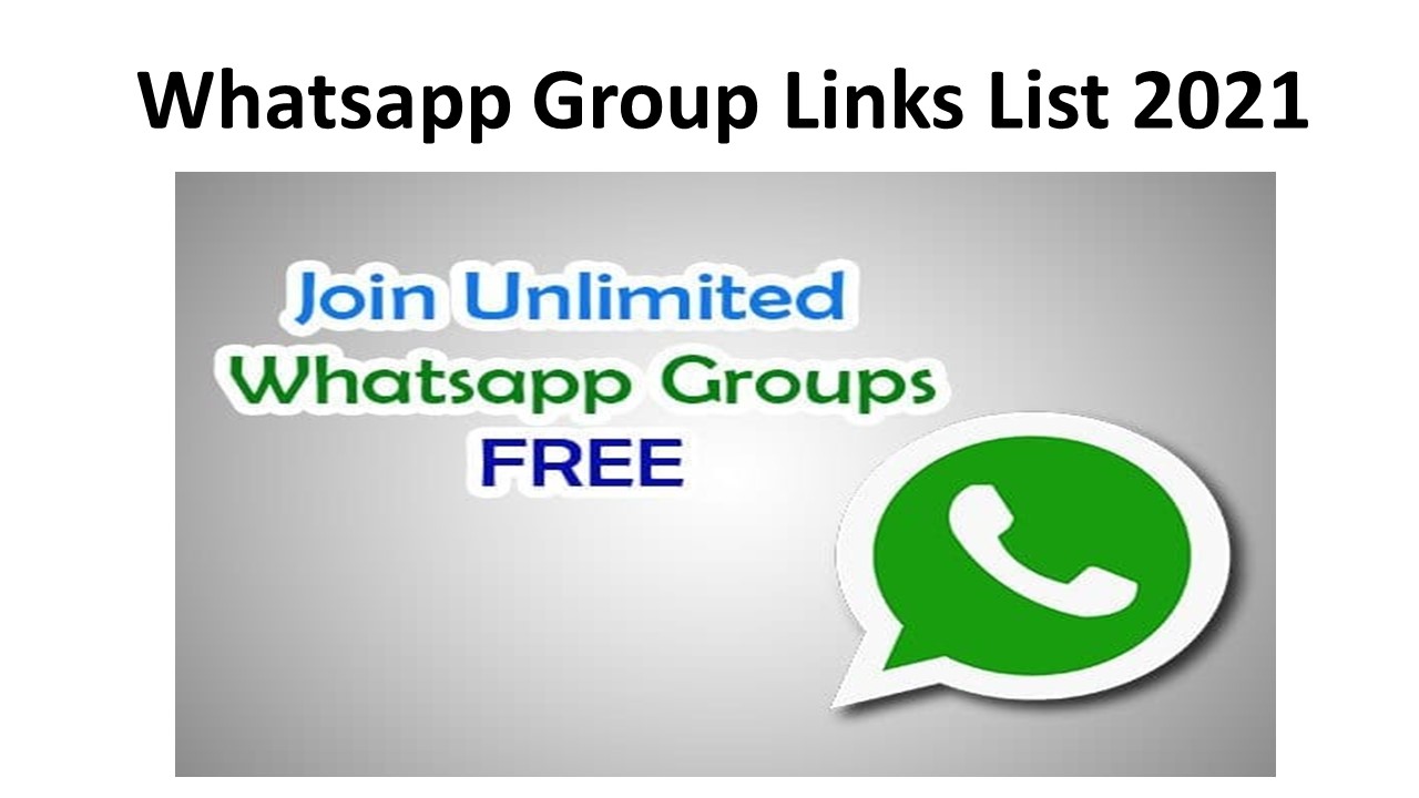 Whatsapp Group Links List 2021